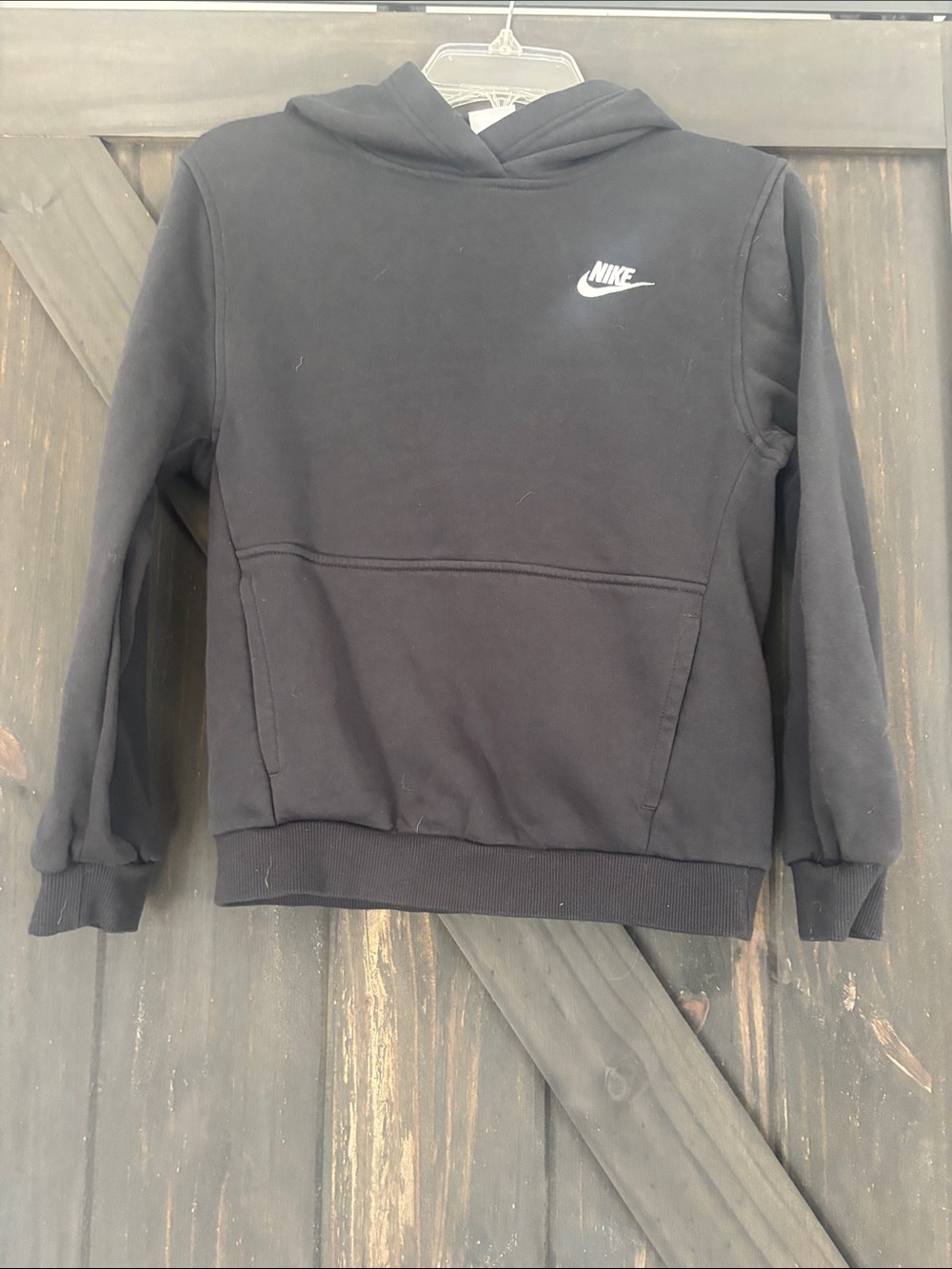 Nike Boys’ Black Hooded Sweatshirt